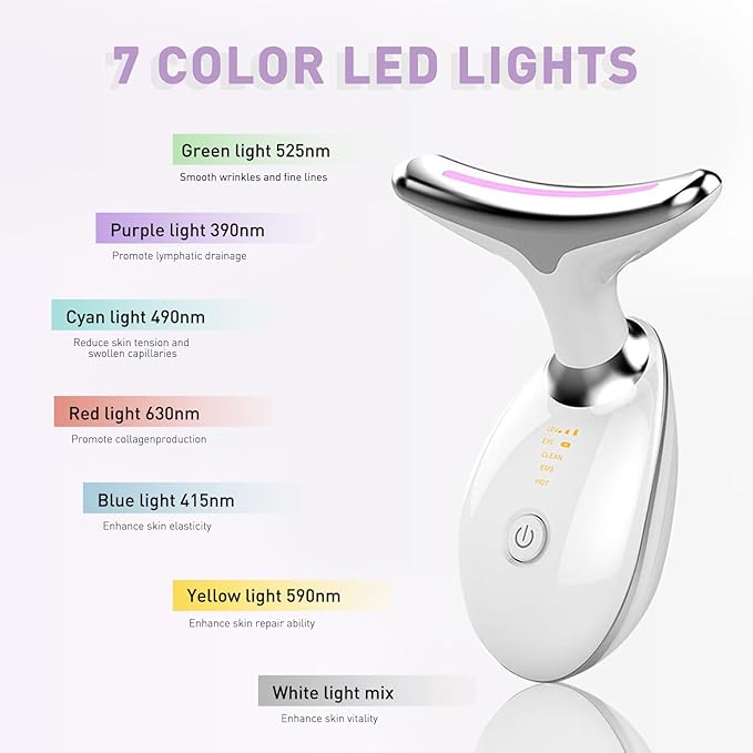 LumiGlow - Masajeador Facial LED Luce 10 años mas joven.